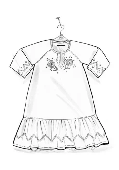 Barnnattlinne "Twinkle" i ekologisk bomull-Gudrun Sjödén Online