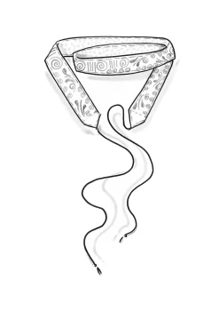 Bälte "Jaipur" i bomull-Gudrun Sjödén