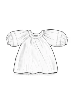 Blus i bomull/siden-Gudrun Sjödén Discount