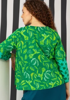 Blus "Uuve" i ekologisk bomull-Gudrun Sjödén Sale