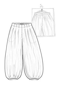 Byxa i bomull/siden-Gudrun Sjödén Hot