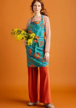 Förkläde "Sunflower" i ekologisk bomull/ lin-Gudrun Sjödén Outlet