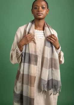 Garnfärgad sjal "Cleo" i ull-Gudrun Sjödén Clearance