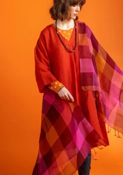 Garnfärgad sjal "Cleo" i ull-Gudrun Sjödén Clearance