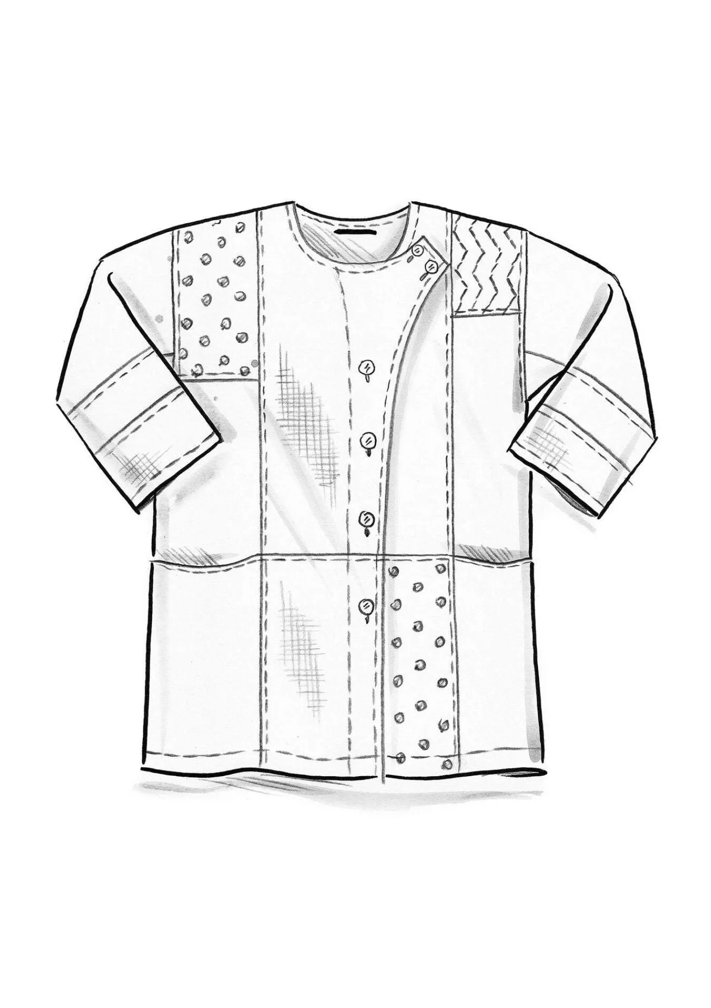 Innerjacka "Andante" i lin-Gudrun Sjödén New