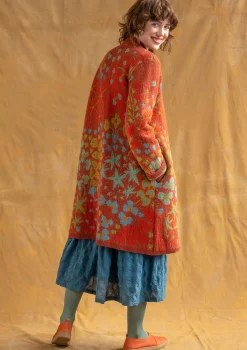 Kappkofta "Saga" i återvunnen ull-Gudrun Sjödén Outlet