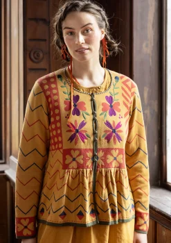 Kofta "Maria" i ekologisk/återvunnen bomull-Gudrun Sjödén