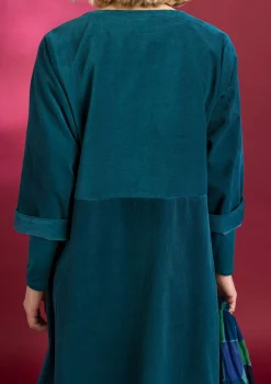 Manchesterklänning i ekologisk bomull/elastan-Gudrun Sjödén