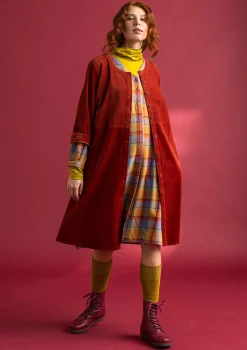 Manchesterklänning i ekologisk bomull/elastan-Gudrun Sjödén