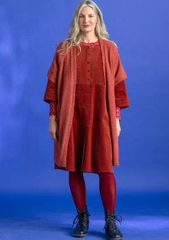 Manchesterklänning i ekologisk bomull/elastan-Gudrun Sjödén