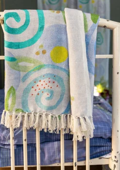 Pläd "Cumulus" i ekologisk bomull-Gudrun Sjödén Online