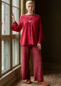 Pointellekofta "Blomstra" i filtad ull-Gudrun Sjödén New