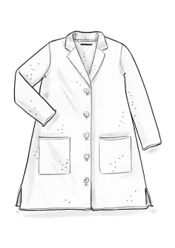 Stickad kavaj i filtad ekologisk ull-Gudrun Sjödén Discount