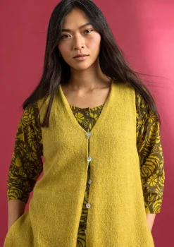 Stickad väst i alpackamix-Gudrun Sjödén Online