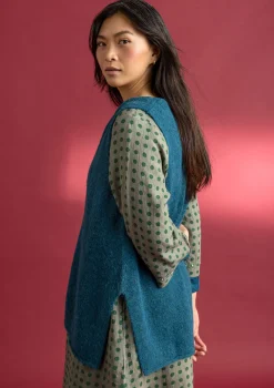 Stickad väst i alpackamix-Gudrun Sjödén Hot