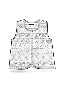 Stickad väst 