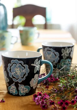 Temugg "Wild rose" i keramik-Gudrun Sjödén Outlet