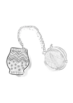 Tesil "Flower pots" i keramik/metall-Gudrun Sjödén New