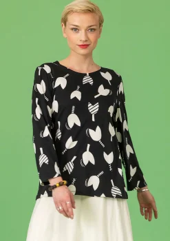 Top "Mika" i ekologisk bomull/modal-Gudrun Sjödén Outlet