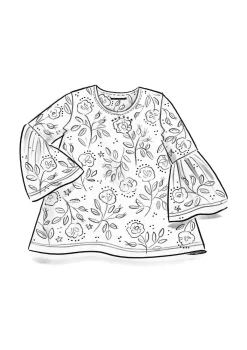 Top "Nyponros" i ekologisk bomull/modal-Gudrun Sjödén Outlet