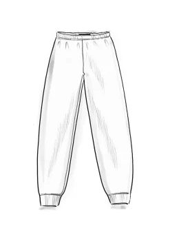 Trikåleggings i ekologisk bomullsrib-Gudrun Sjödén Sale