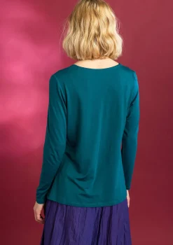 Trikåtop "Helga" i lyocell/elastan-Gudrun Sjödén Outlet