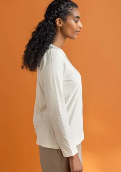 Trikåtop "Ylva" i ekologisk bomull/elastan-Gudrun Sjödén