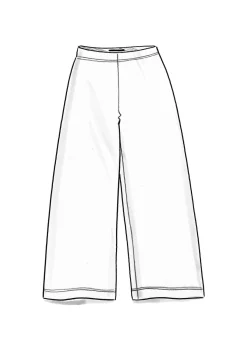 Velourbyxor i ekologisk bomull/återvunnen polyester-Gudrun Sjödén Online