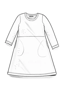 Velourtunika i ekologisk bomull/återvunnen polyester-Gudrun Sjödén Hot