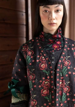 Vändbar jacka "Asta" i ekologisk bomull-Gudrun Sjödén Outlet