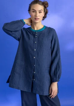 Vävd artistblus ”Asta” i lin-Gudrun Sjödén Best