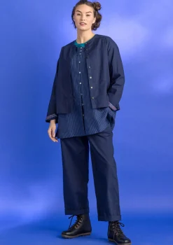 Vävd artistblus ”Asta” i lin-Gudrun Sjödén Best