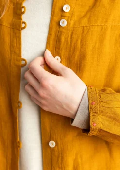 Vävd artistblus ”Asta” i lin-Gudrun Sjödén Best