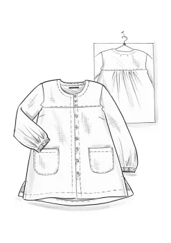 Vävd artistblus ”Asta” i lin-Gudrun Sjödén Online