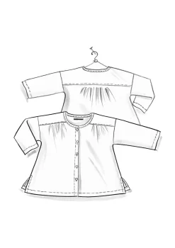 Vävd blus ”Hedda” i ekologisk bomull-Gudrun Sjödén Hot