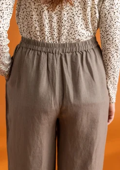 Vävd byxa ”Asta” i lin-Gudrun Sjödén Outlet