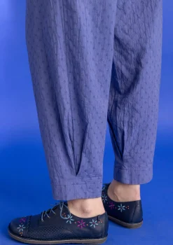 Vävd byxa i ekologisk bomullsdobby1-Gudrun Sjödén Best