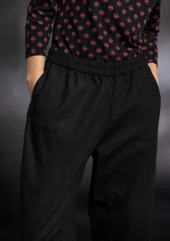 Vävd byxa i ekologisk bomull/lin-Gudrun Sjödén Sale