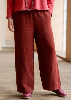 Vävd byxa i lin-Gudrun Sjödén Online