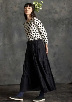 Vävd kjol i bomull/siden-Gudrun Sjödén Discount