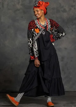 Vävd kjol i bomull/siden-Gudrun Sjödén Discount