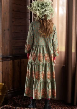 Vävd klänning "Asta" i ekologisk bomull-Gudrun Sjödén Clearance