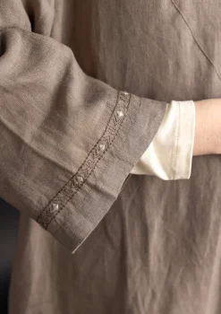 Vävd klänning ”Asta” i lin-Gudrun Sjödén Best