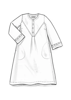 Vävd klänning ”Asta” i lin-Gudrun Sjödén Sale