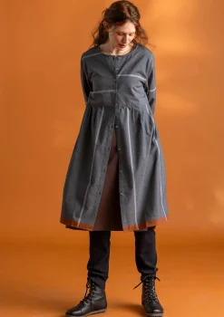 Vävd klänning ”Ava” i ekologisk bomull-Gudrun Sjödén Hot