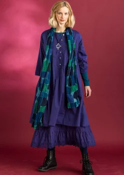 Vävd klänning ”Hedda” i ekologisk bomull-Gudrun Sjödén Clearance