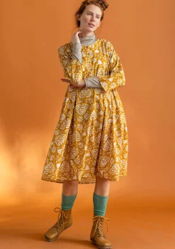 Vävd klänning ”Hedda” i ekologisk bomull-Gudrun Sjödén