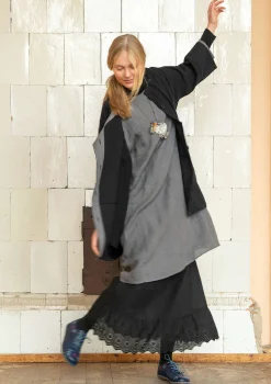 Vävd klänning i lin-Gudrun Sjödén