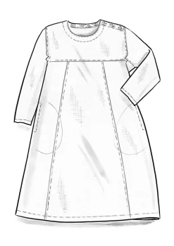 Vävd klänning i lin-Gudrun Sjödén