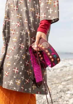 Vävd klänning "Neela" i ekologisk bomull-Gudrun Sjödén Online